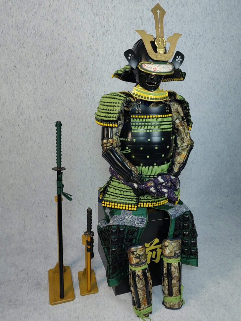纯手工制作铁质锻造日本甲胄铠甲武士盔甲 幕府将军纯手工制作铁质
