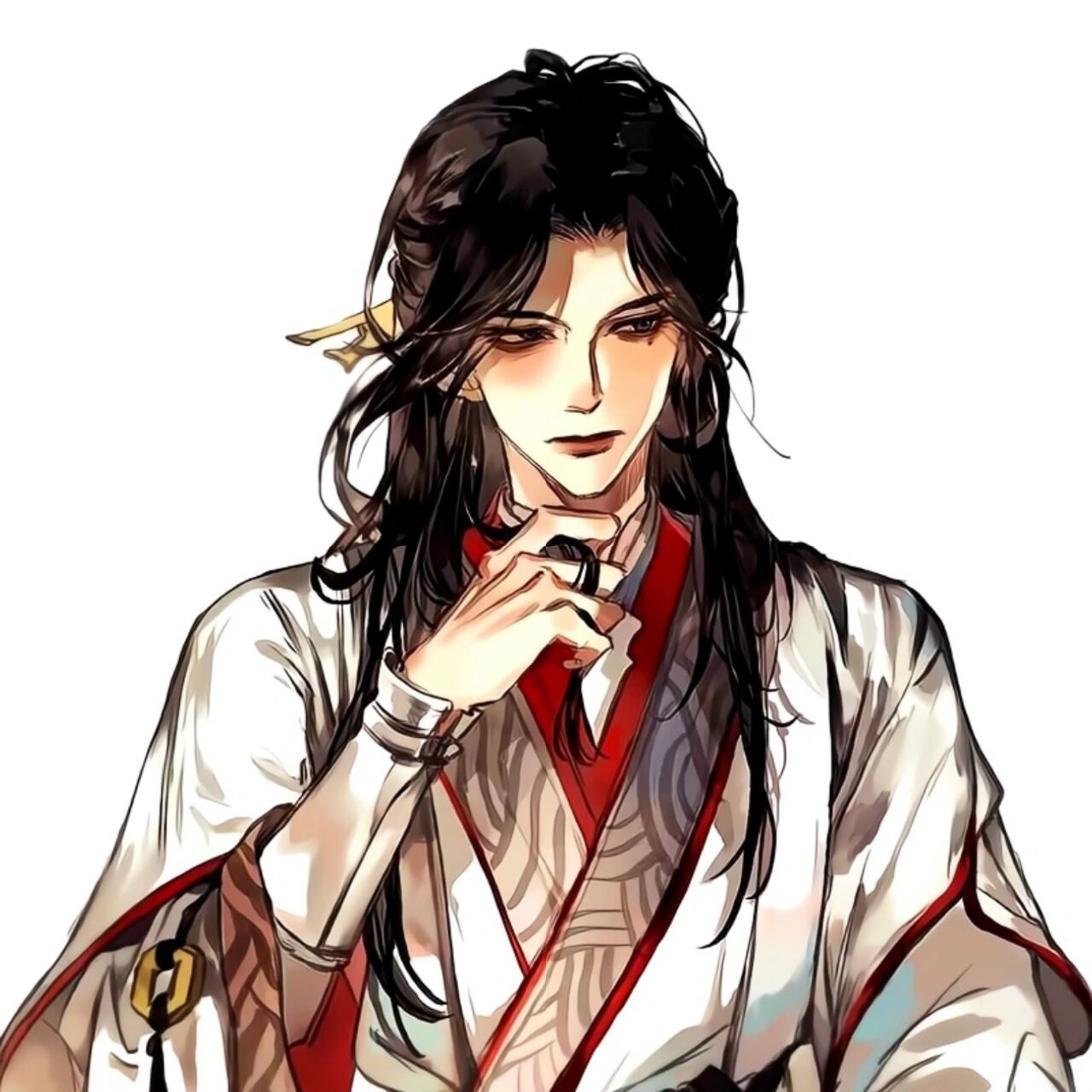 男生头像77‖古风潇洒动漫男头 "对不起啊,下雨了,我没你在你的城市