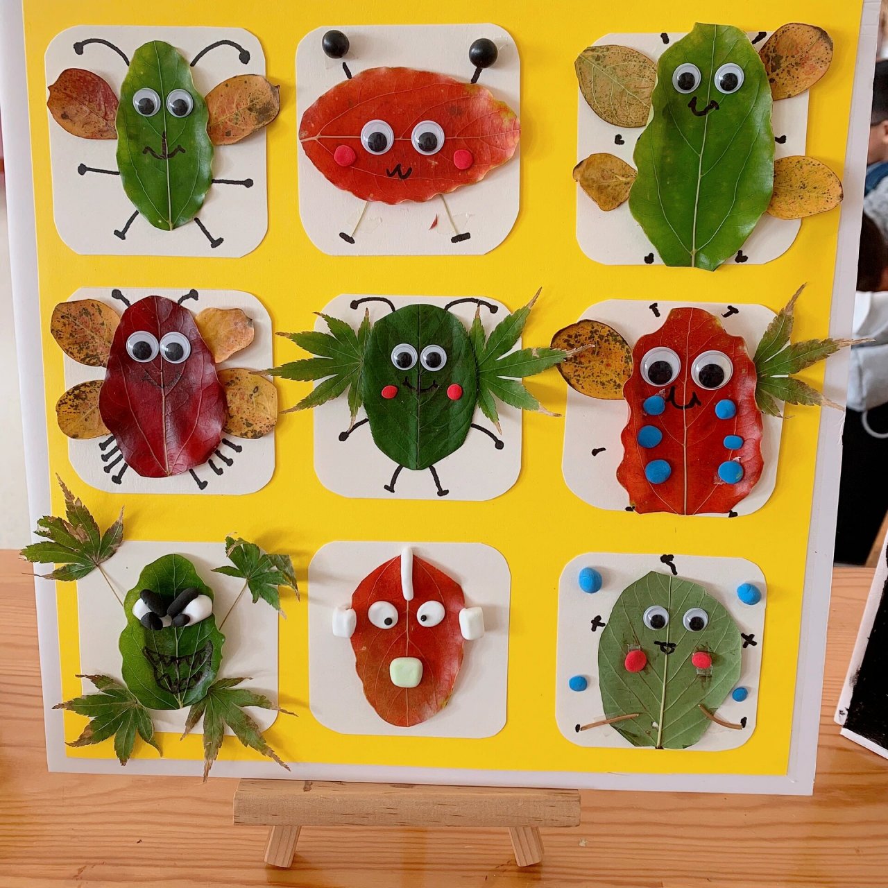 中班美工区手工作品