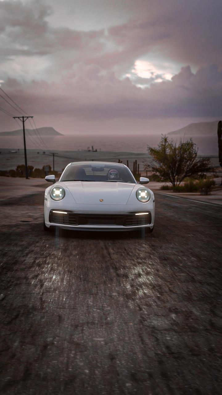 竖屏壁纸.19年保时捷911 carrera s