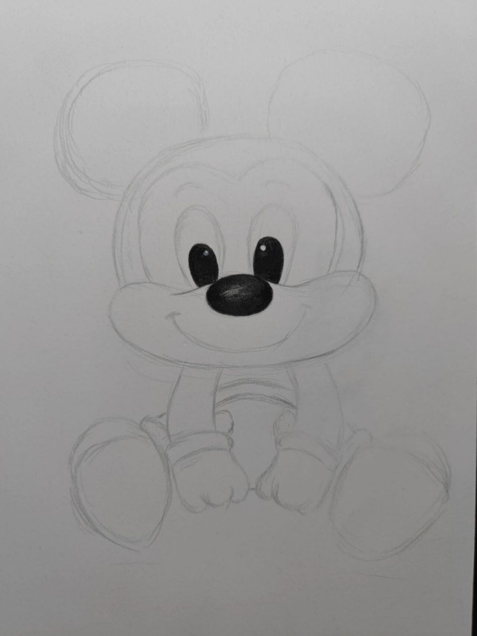 素描一只米老鼠     91檬檬