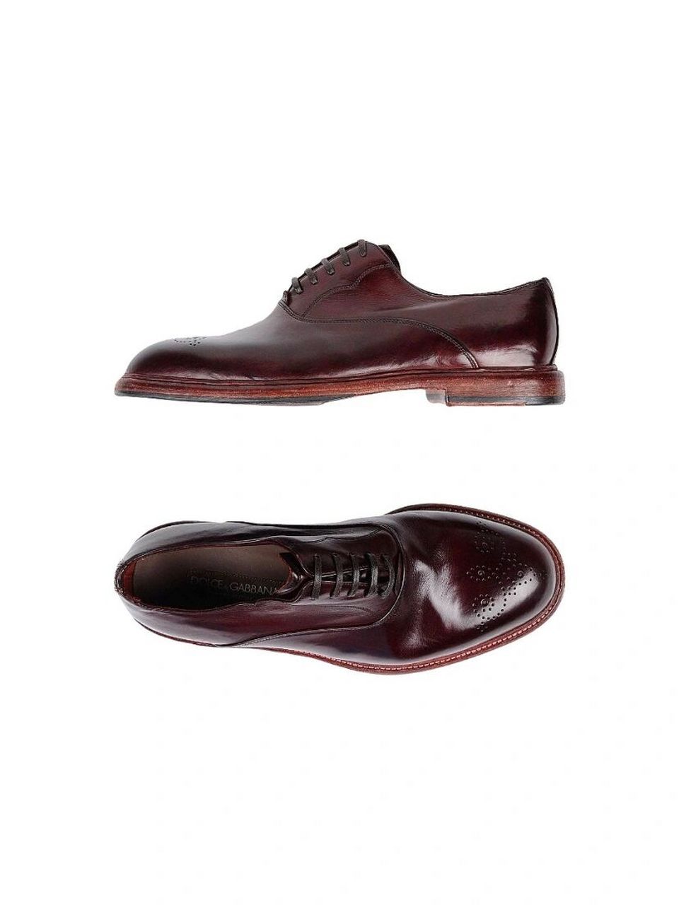 小牛皮做旧牛津皮鞋 dolce&gabbana是创立于1985的一线时装奢侈品品牌