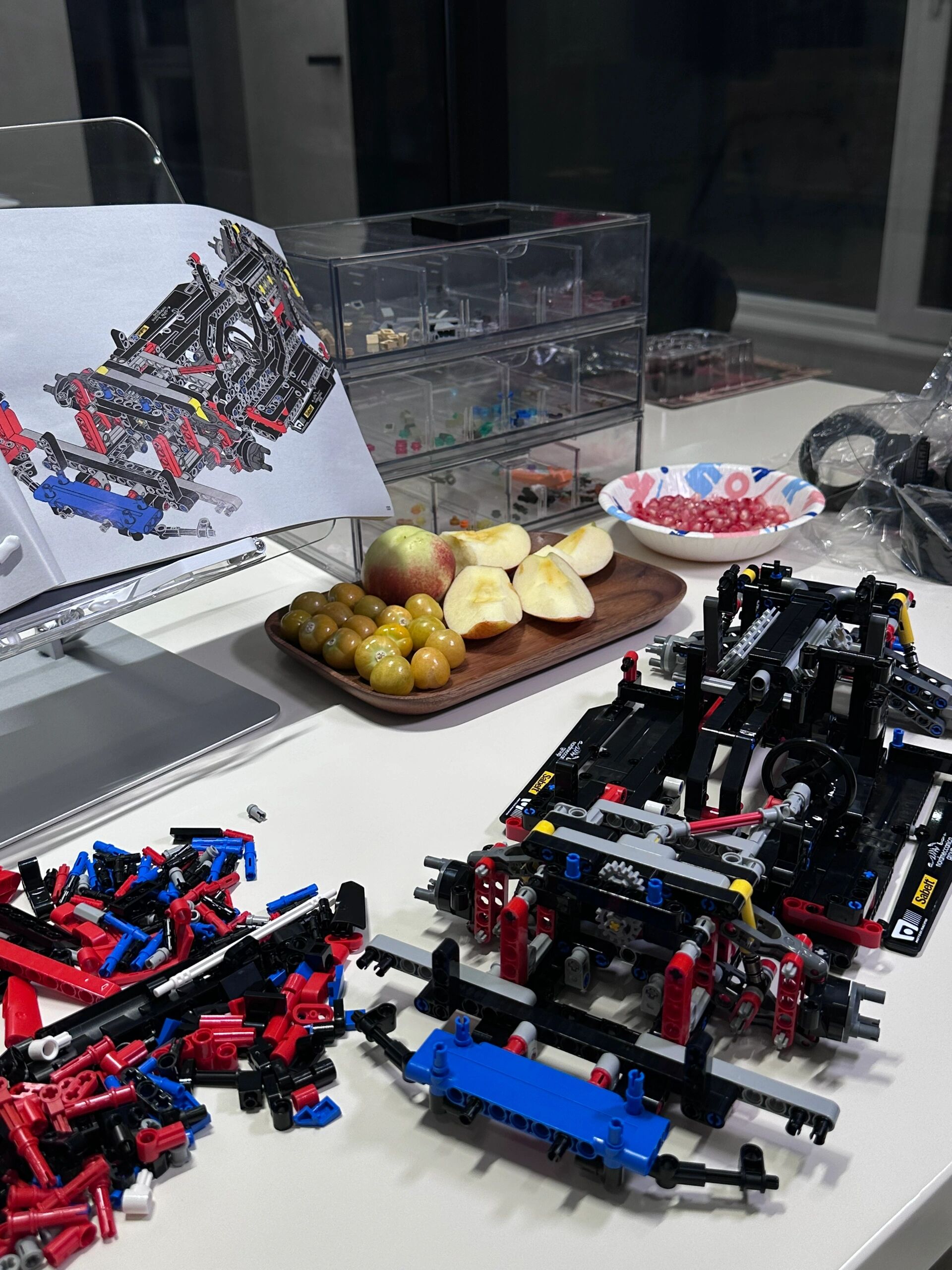 lego乐高法拉利42125 96可操控方向盘 97可打开车门 7415拥有