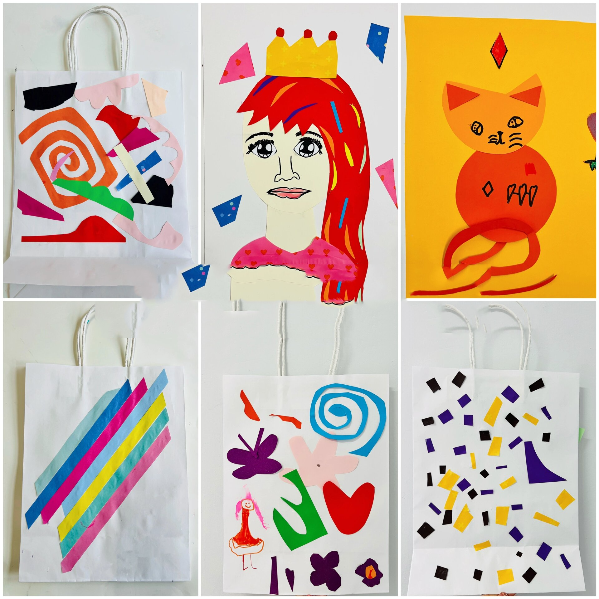 生命的色彩— 马蒂斯拼贴画3-5岁