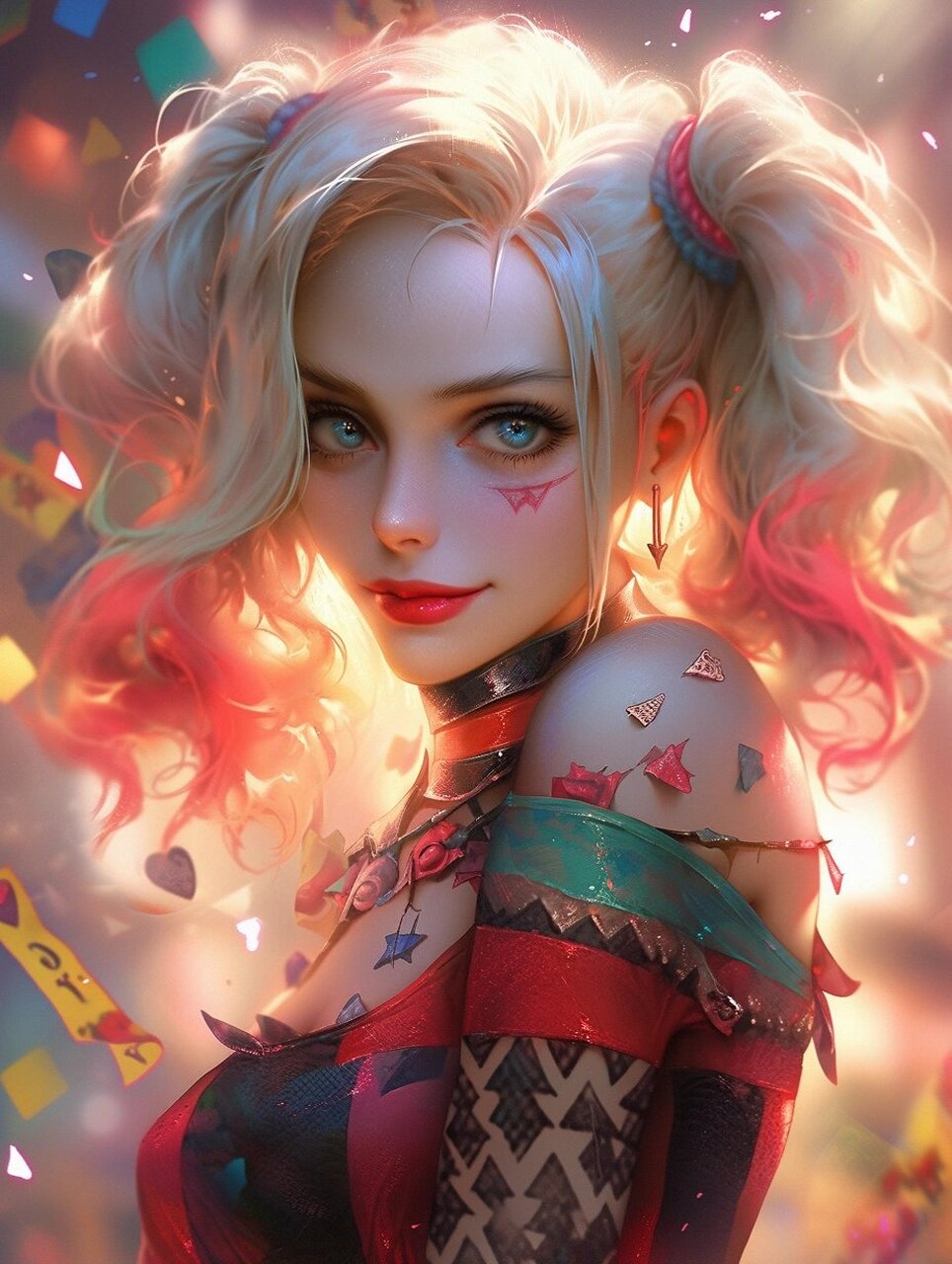 每日壁纸19|小丑女第一集|角色壁纸 在疯狂的阴影中我翩跹舞,我是小丑