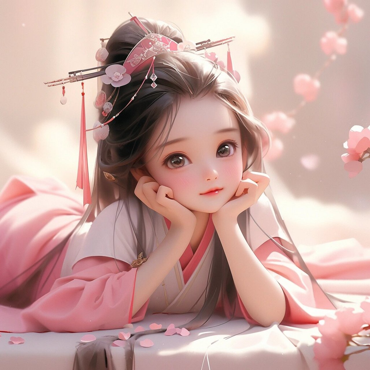 今天的心情是粉色的,就像这组头像一样可爱!