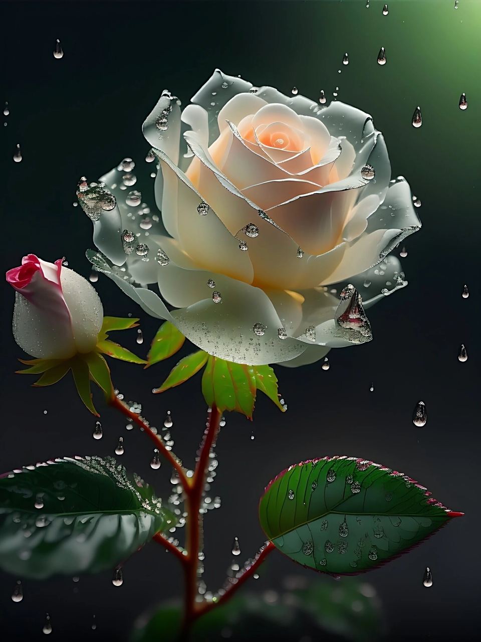 玫瑰花|8k高清壁纸 玫瑰花是一种广为人知且受喜爱的花卉,不同颜色的