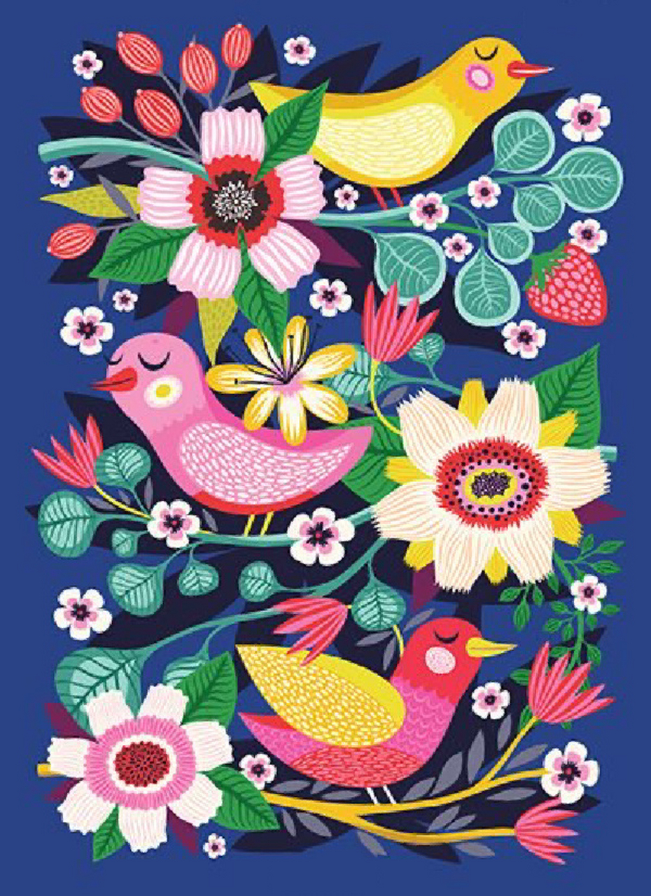 插画96适合画室装修的墙绘素材