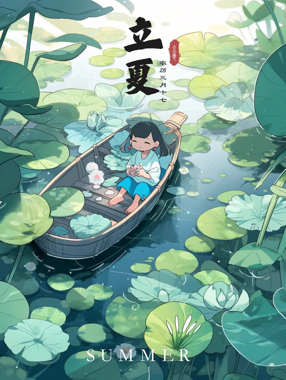 009|二十四节气插画——立夏