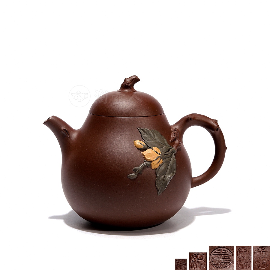 紫砂经典器型之梨形壶 梨形壶,由明代制壶大家惠孟臣创制,因形状似梨