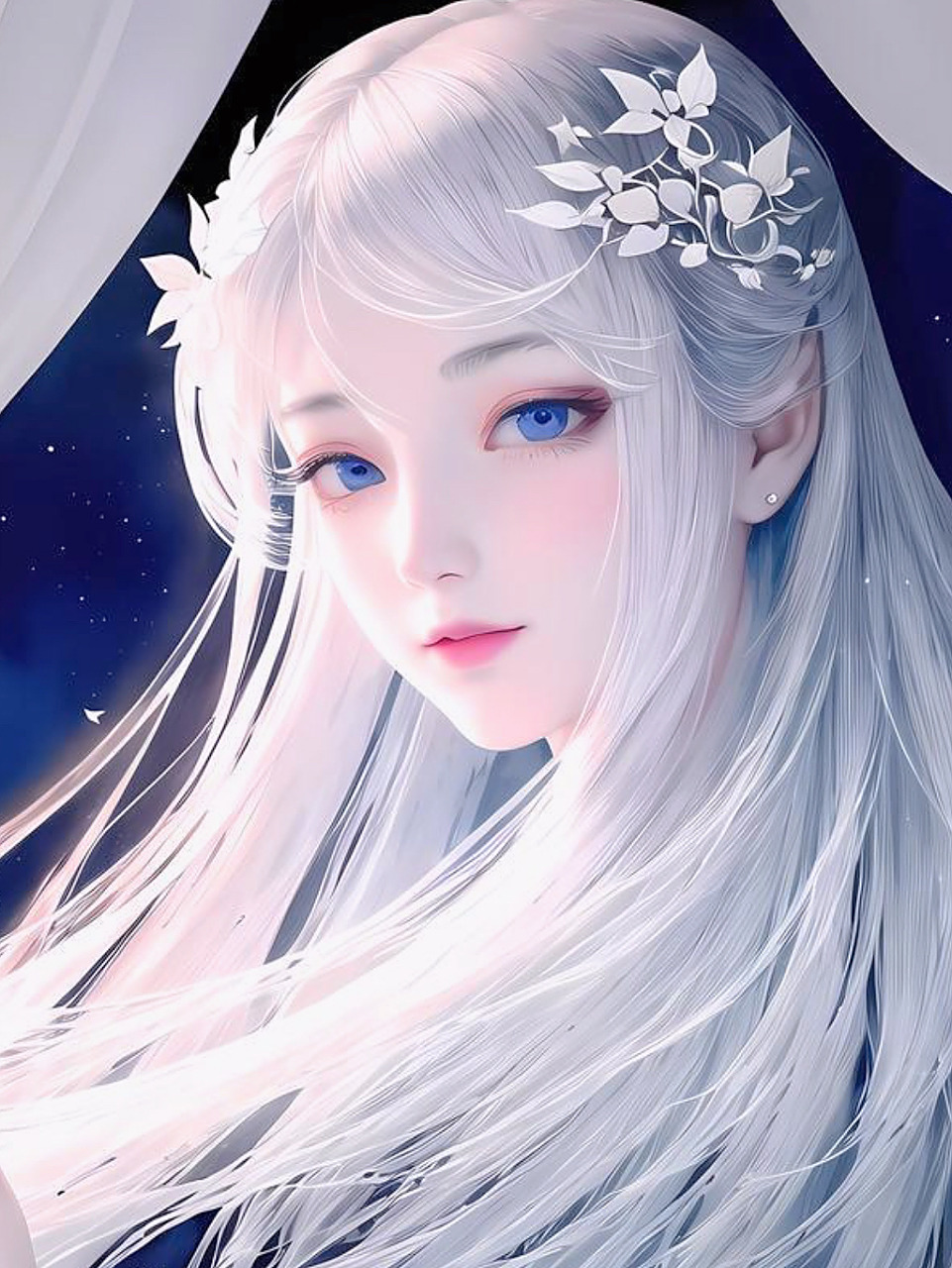 白发系古风头像