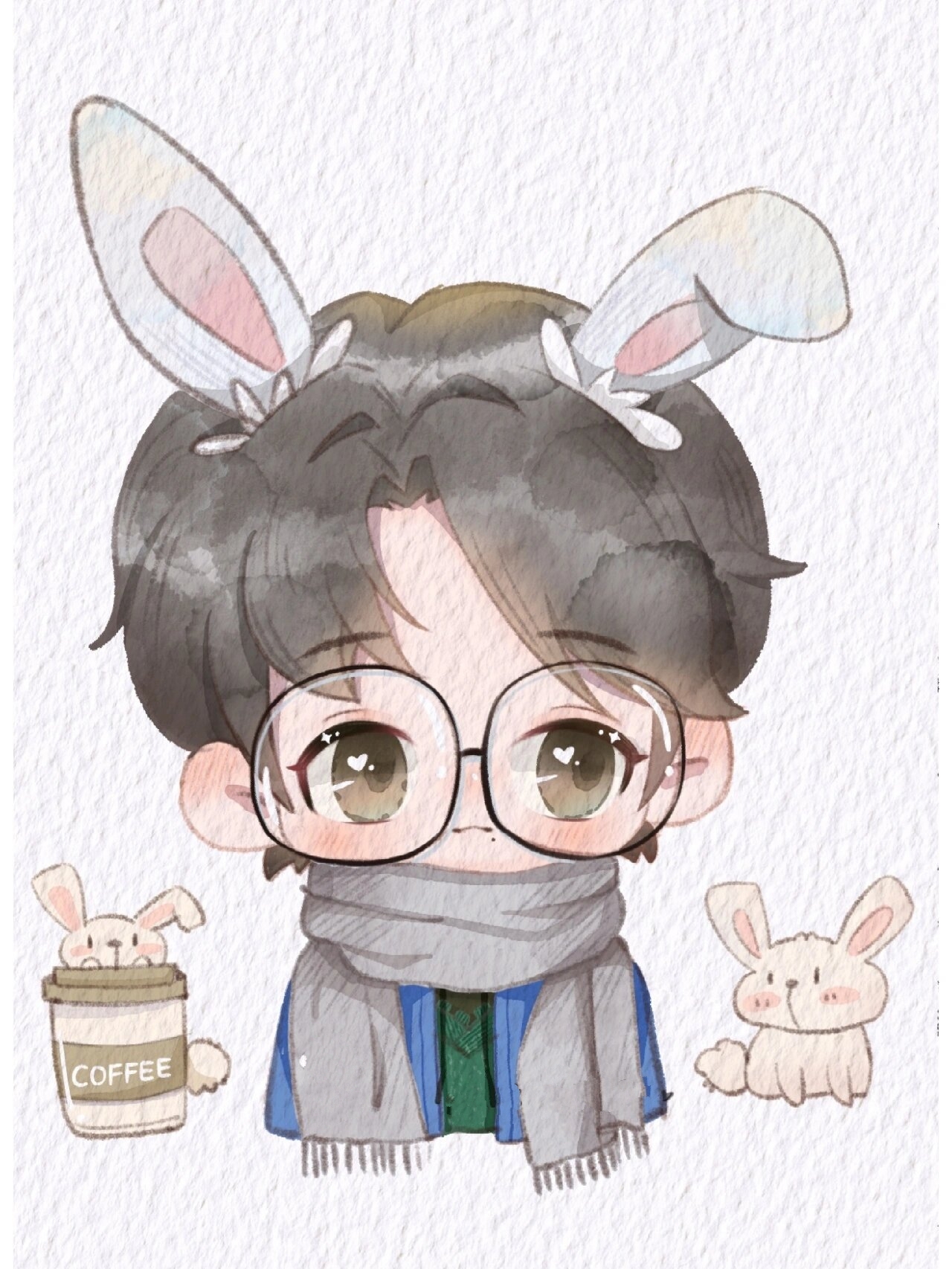 肖战q版头像来啦