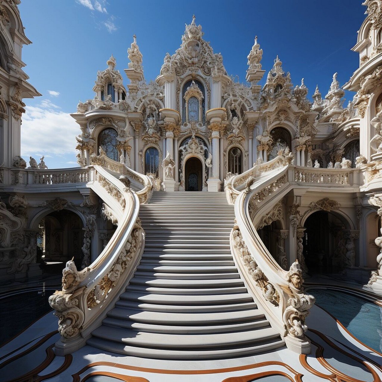 巴洛克建筑 巴洛克建筑是17世纪至18世纪欧洲广泛流行的一种建筑风格.