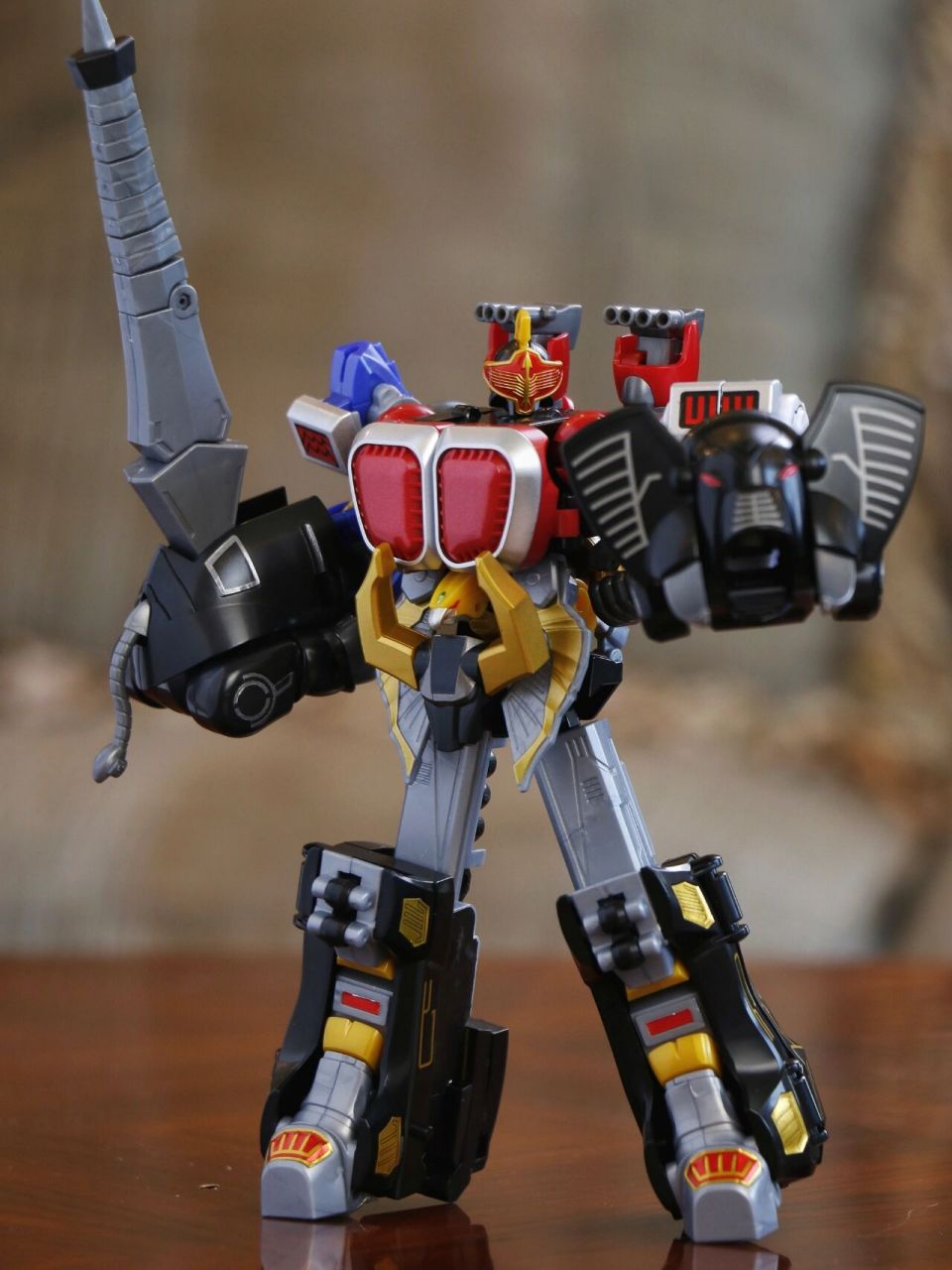 百兽战队 牙吠骑士 合体 食玩 smp