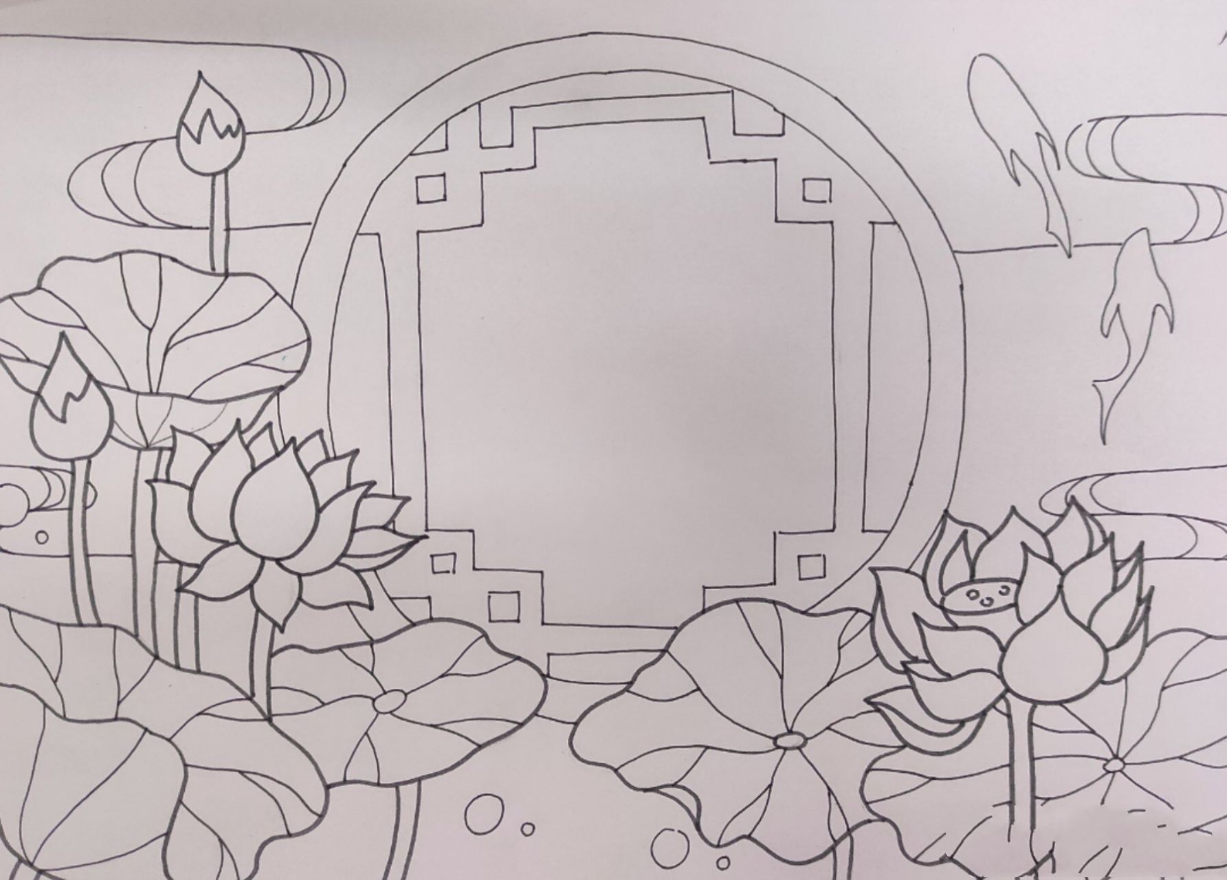 摘抄古诗或者现代诗,a4纸 作画.