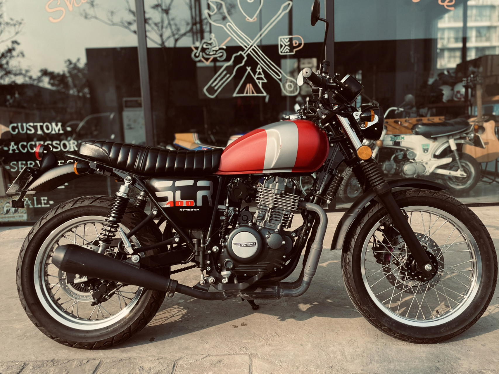 鑫源专业户 鑫源攀爬400 也属于鑫源旗下新车在售 电喷400cc风油冷,可