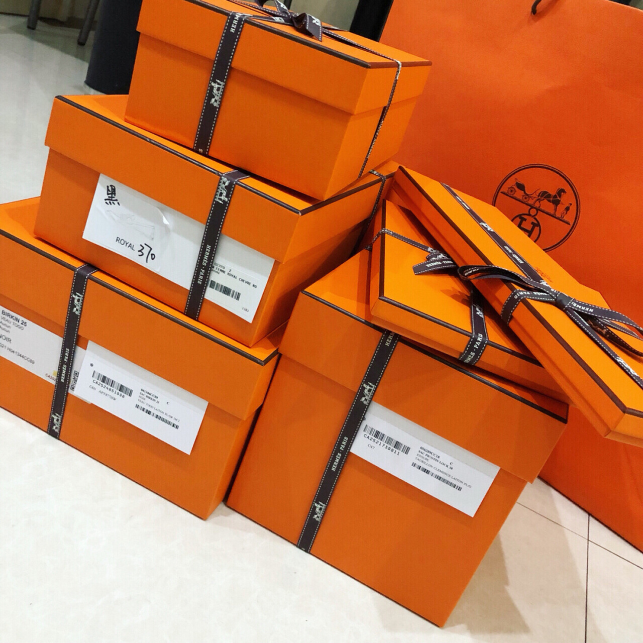 ifs 长沙国金中心爱马仕买到的birkin25 040404