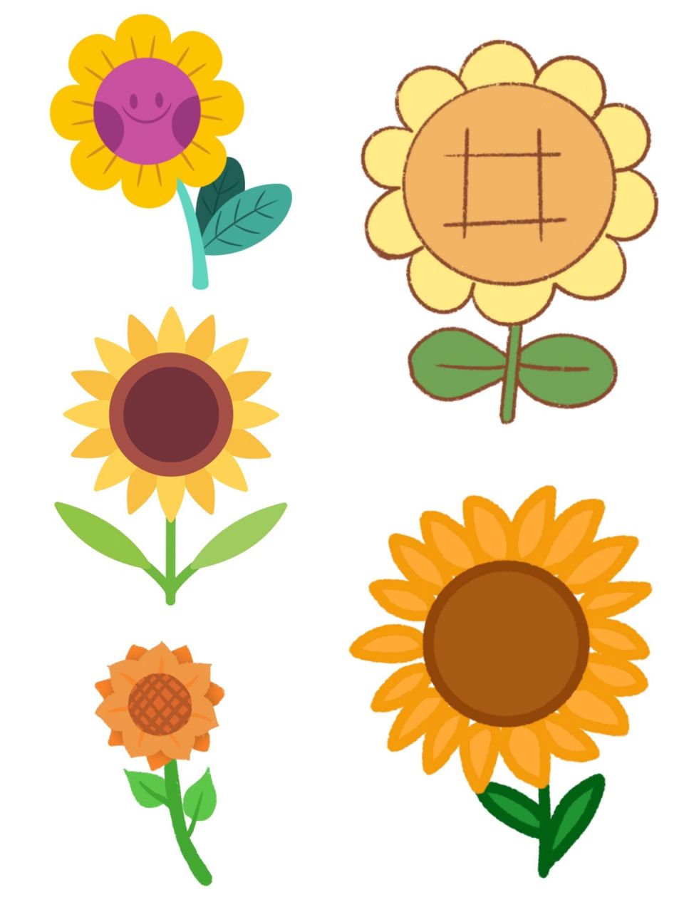 向日葵97素材!9315直接打印(原创)