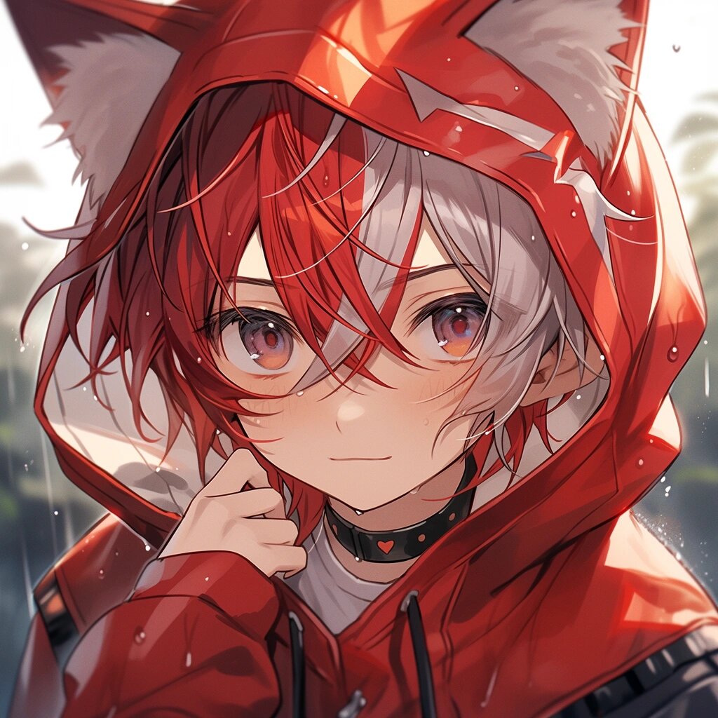 动漫男生头像|高冷系|红发男神