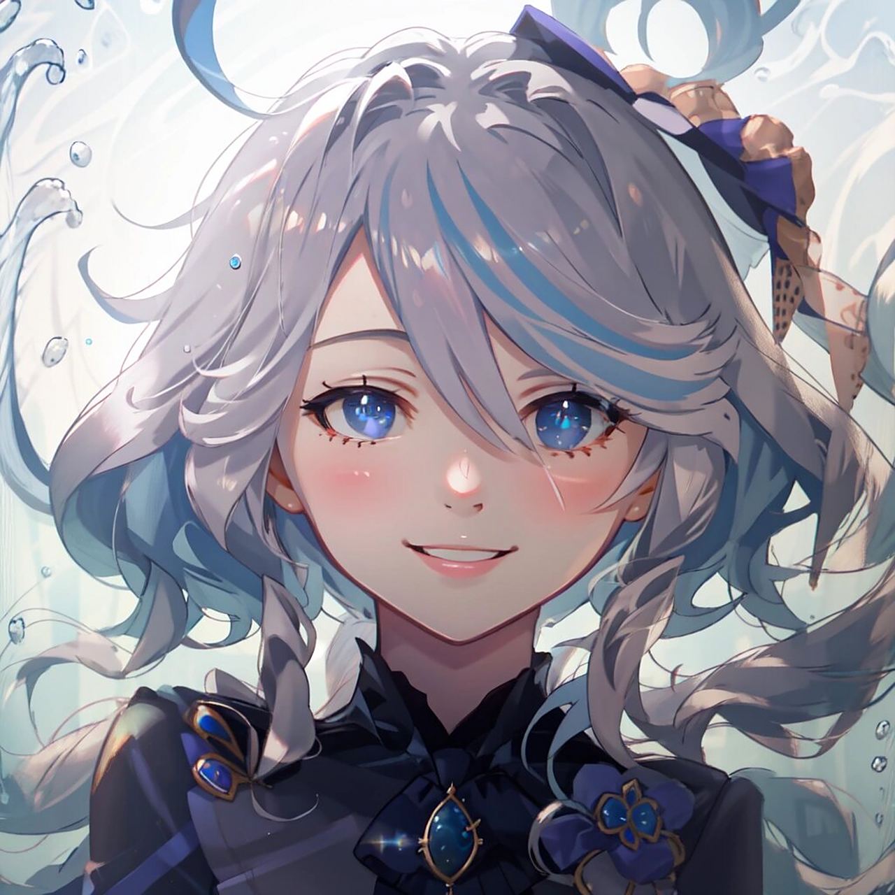 水神芙卡洛斯小头像 #原神攻略# #原神水神芙卡洛斯# #原来你也玩原神