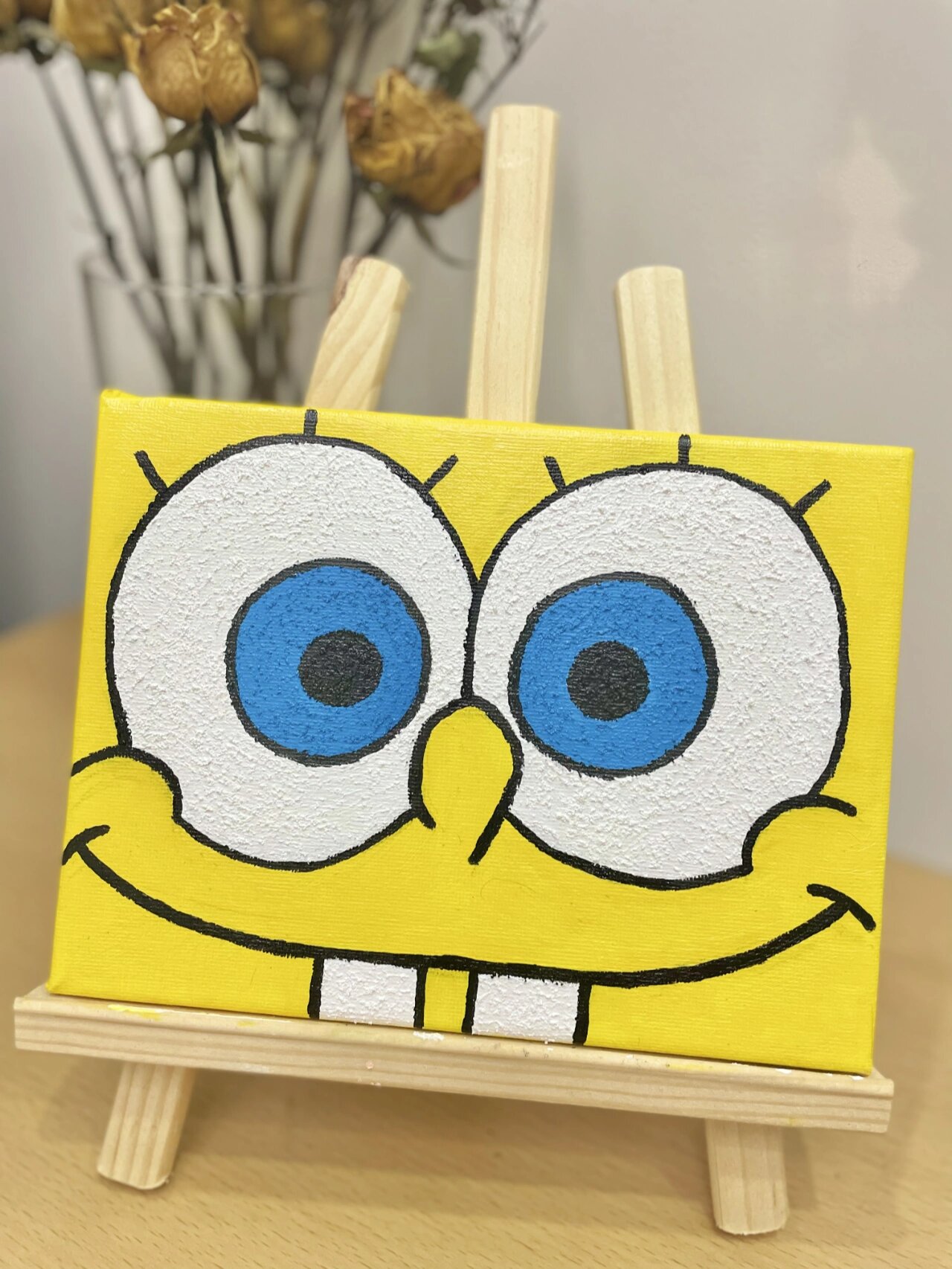 丙烯画|海绵宝宝#0基础秒学会(附步骤)