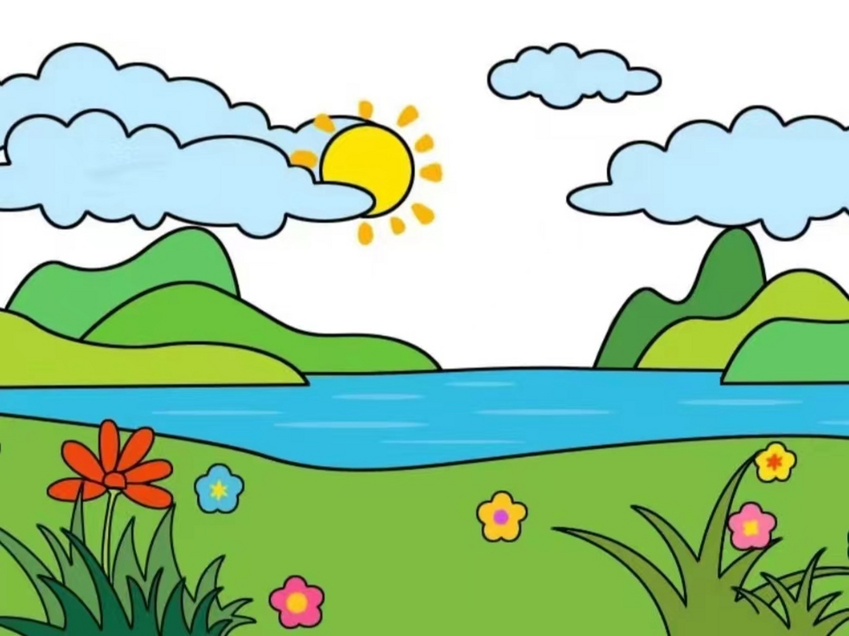 96简单几色,绘出森林生机,体验绘画的无穷乐趣!