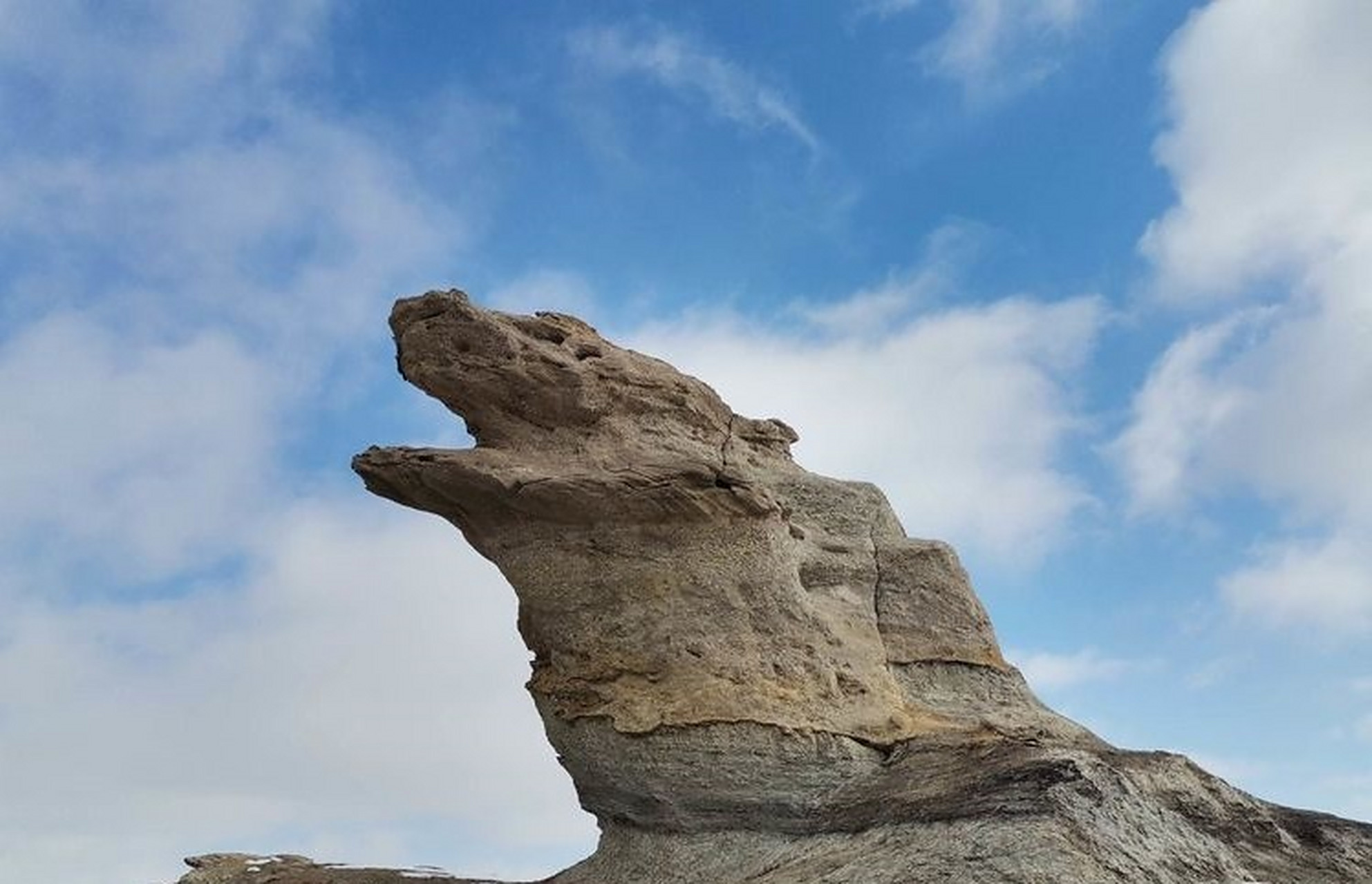 克拉玛依西戈壁景区——狼头山 克拉玛依市西戈壁地质