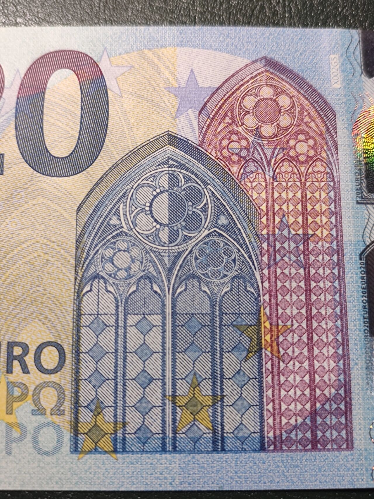 欧洲9096欧盟纸币20元