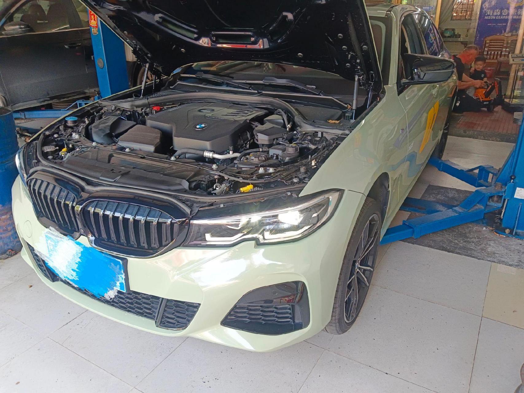 21宝马3系更换颗粒捕捉器