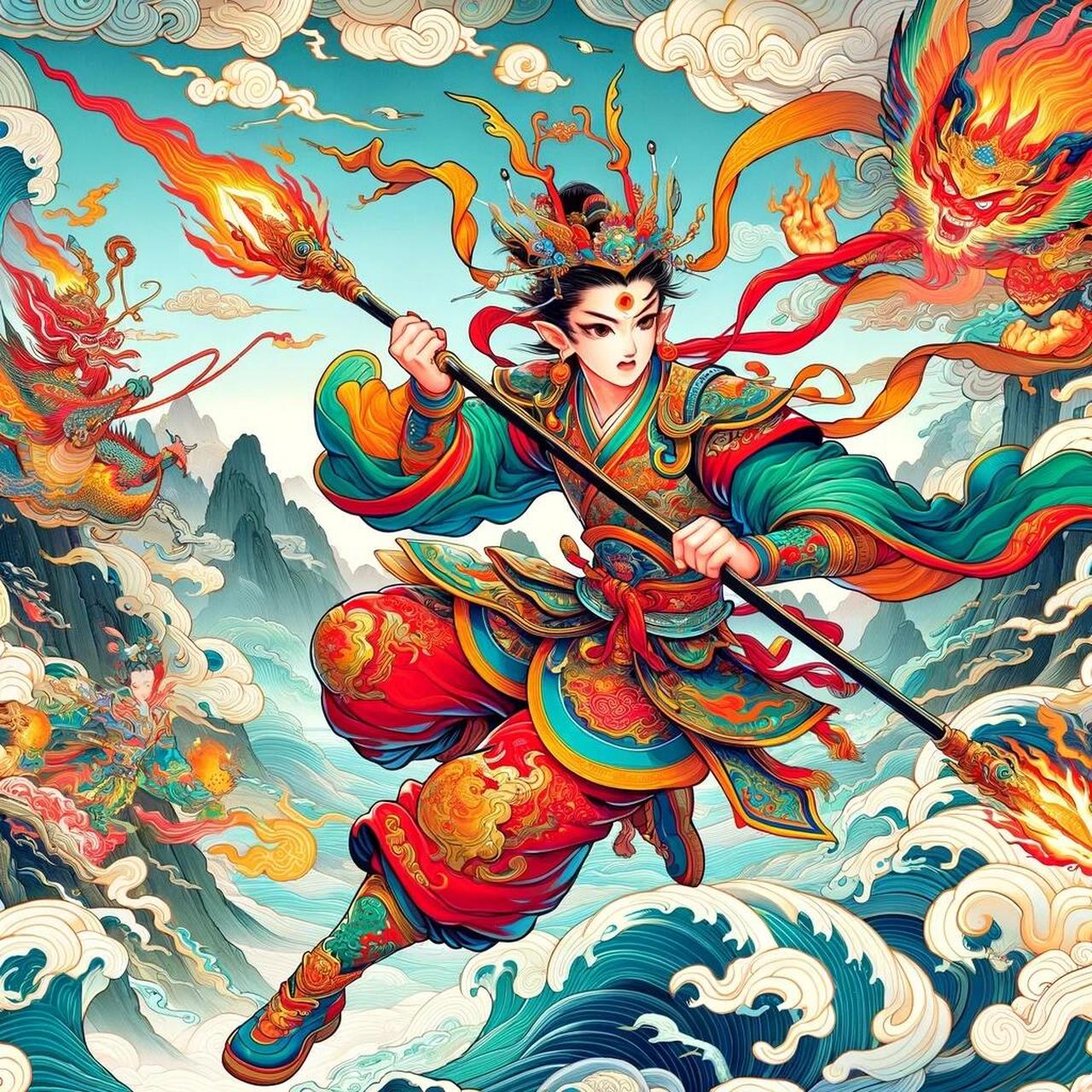 ai眼中的哪吒三太子