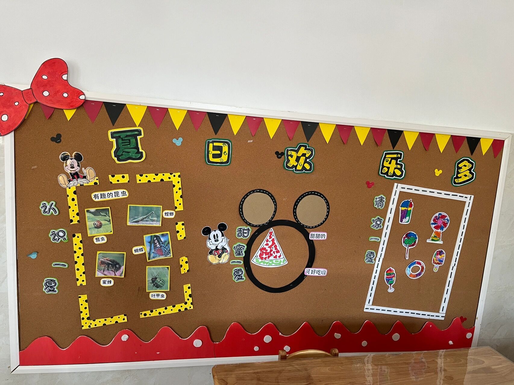 幼儿园夏天主题墙设计  夏日主题墙 小班中班 大班 彩打图片以及幼儿