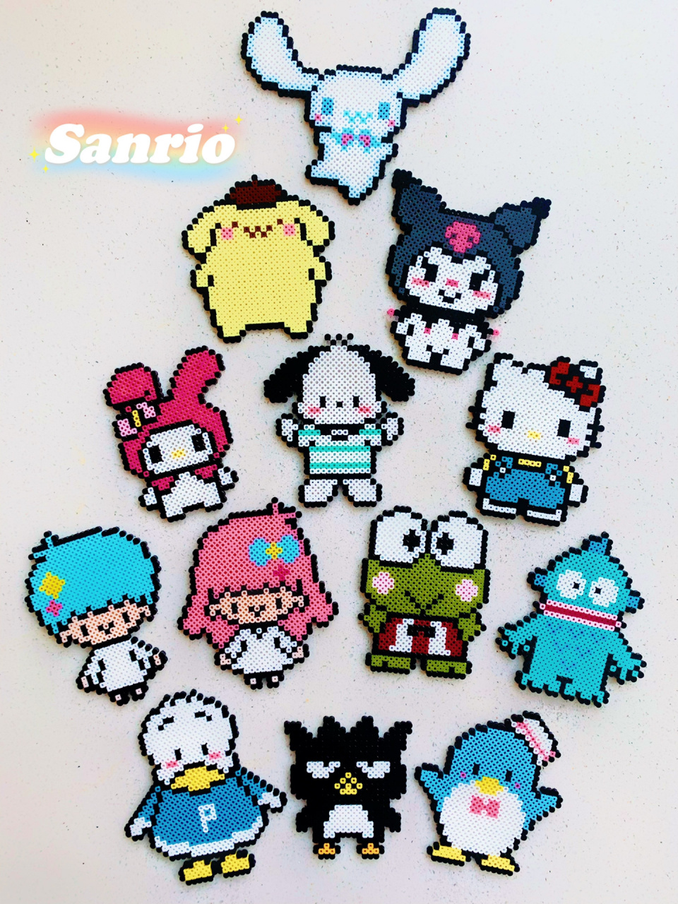 经过大家投票,三丽鸥拼豆勇得冠军 这次直接给大家出大合集 你喜欢的