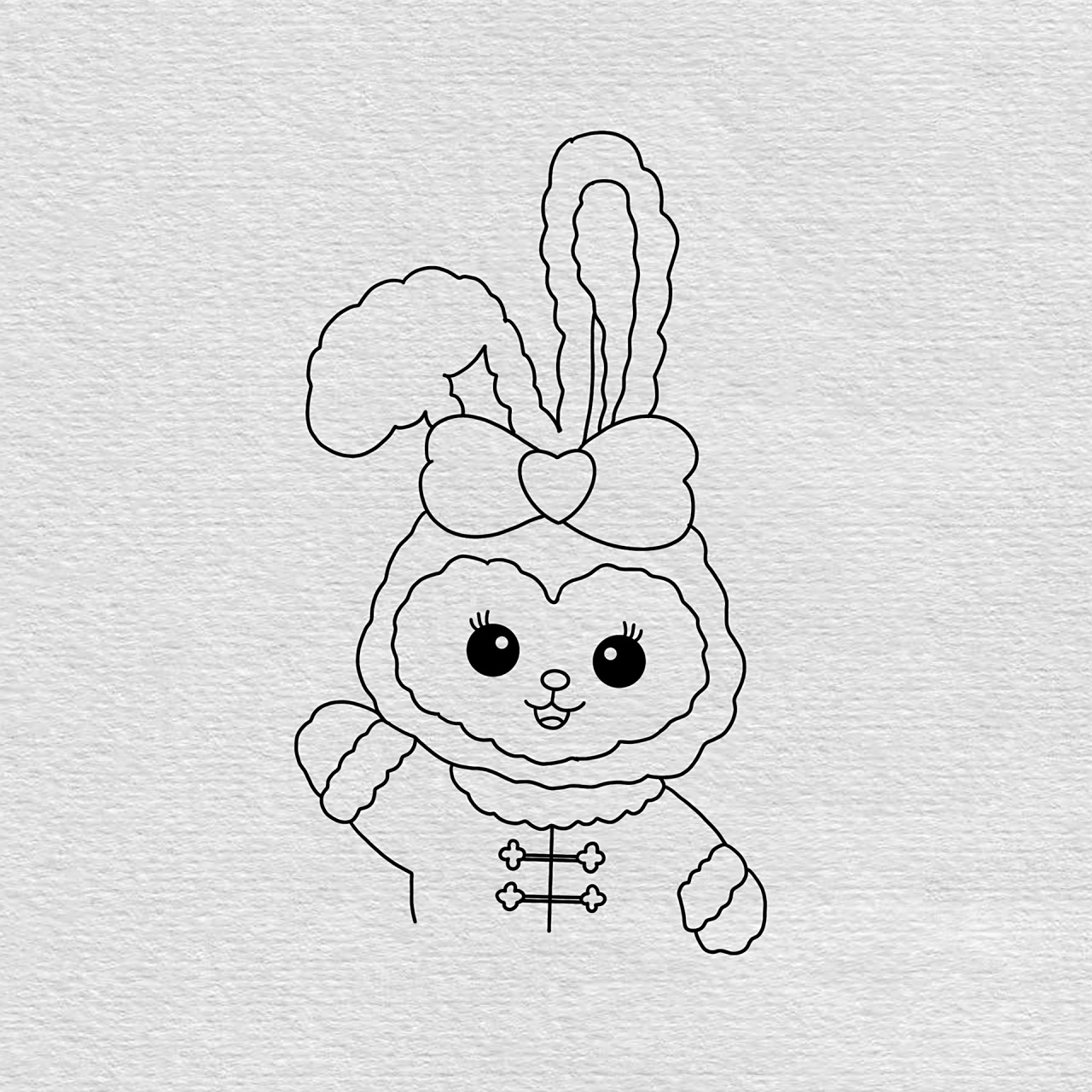 星黛撸兔子|简笔画教程