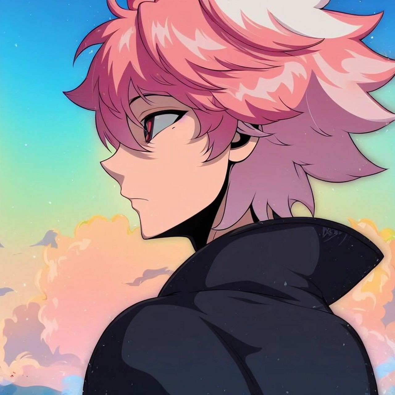 高冷小众侧颜男生动漫头像 ai仿