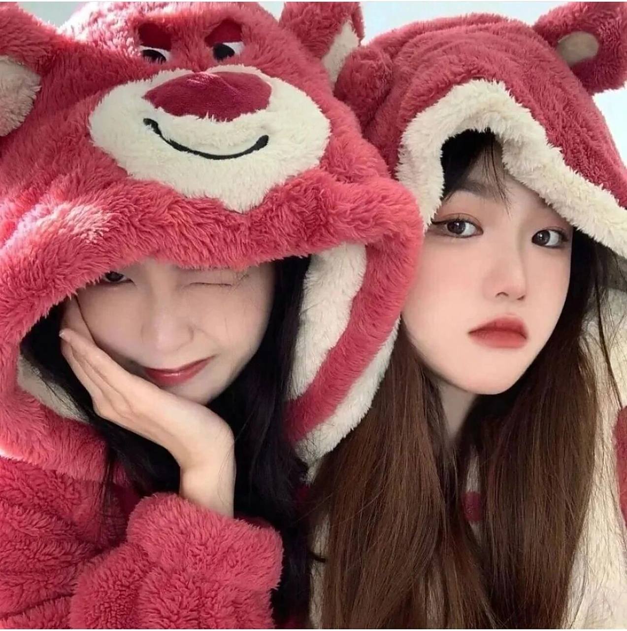 真人版闺蜜头像一人一半9797  快和你最爱的闺蜜一起用吧