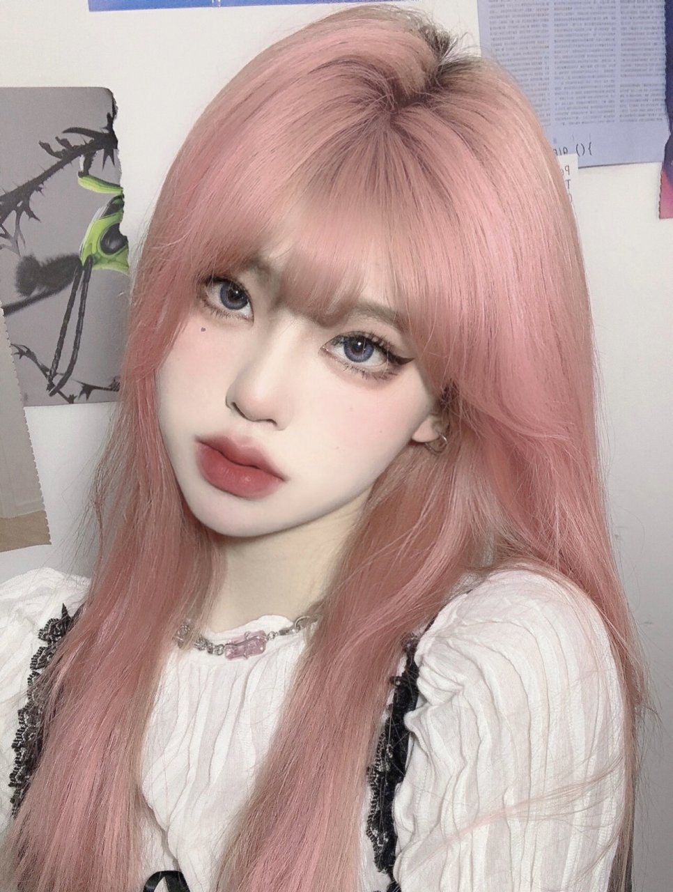 掉色也绝美的樱花粉|自己在家染发教程 分享来自 ,感谢授权图片分享