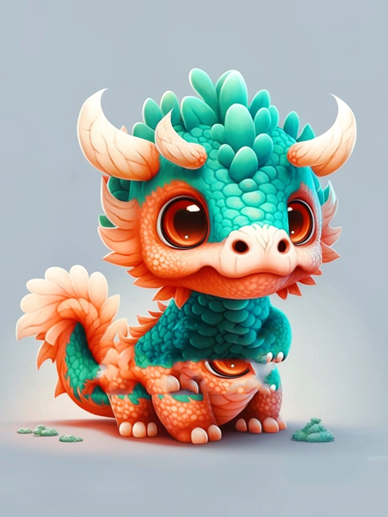 中国风可爱小龙来喽