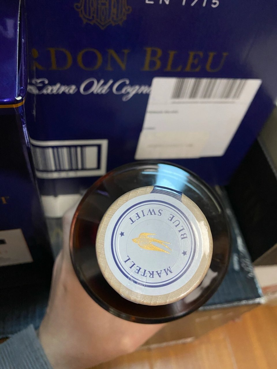 马爹利波本蓝带 实拍(请品鉴)#马爹利本