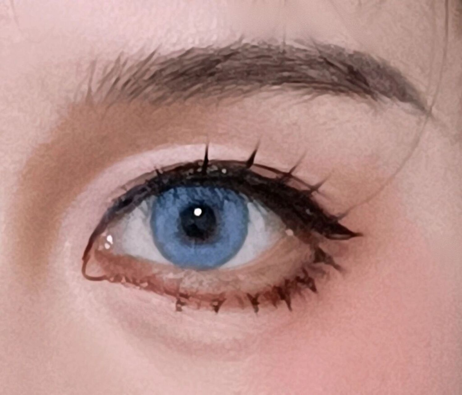 cos万用萌妹眼妆(教程)