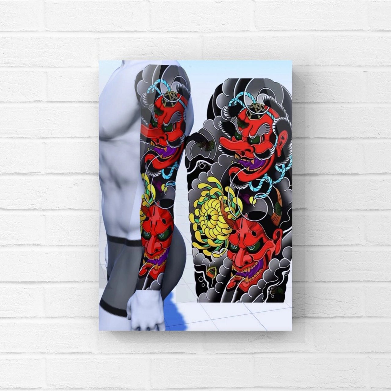 老传统花臂纹身纹身图案手稿素材 东莞———老传统花臂纹身