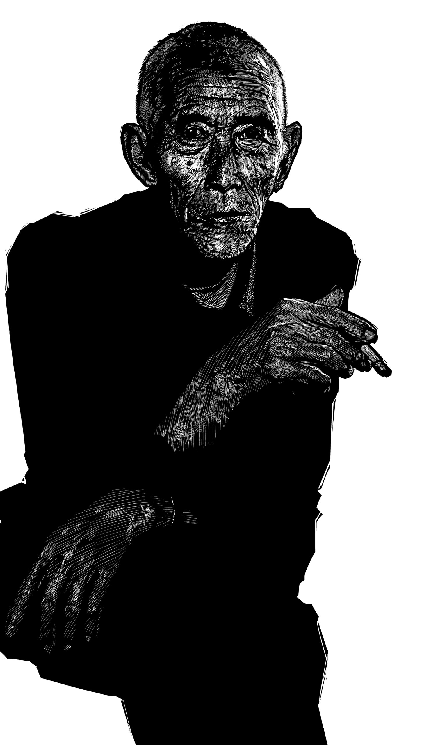 今日课堂版画人物示范 九期可约哦 欲报从速