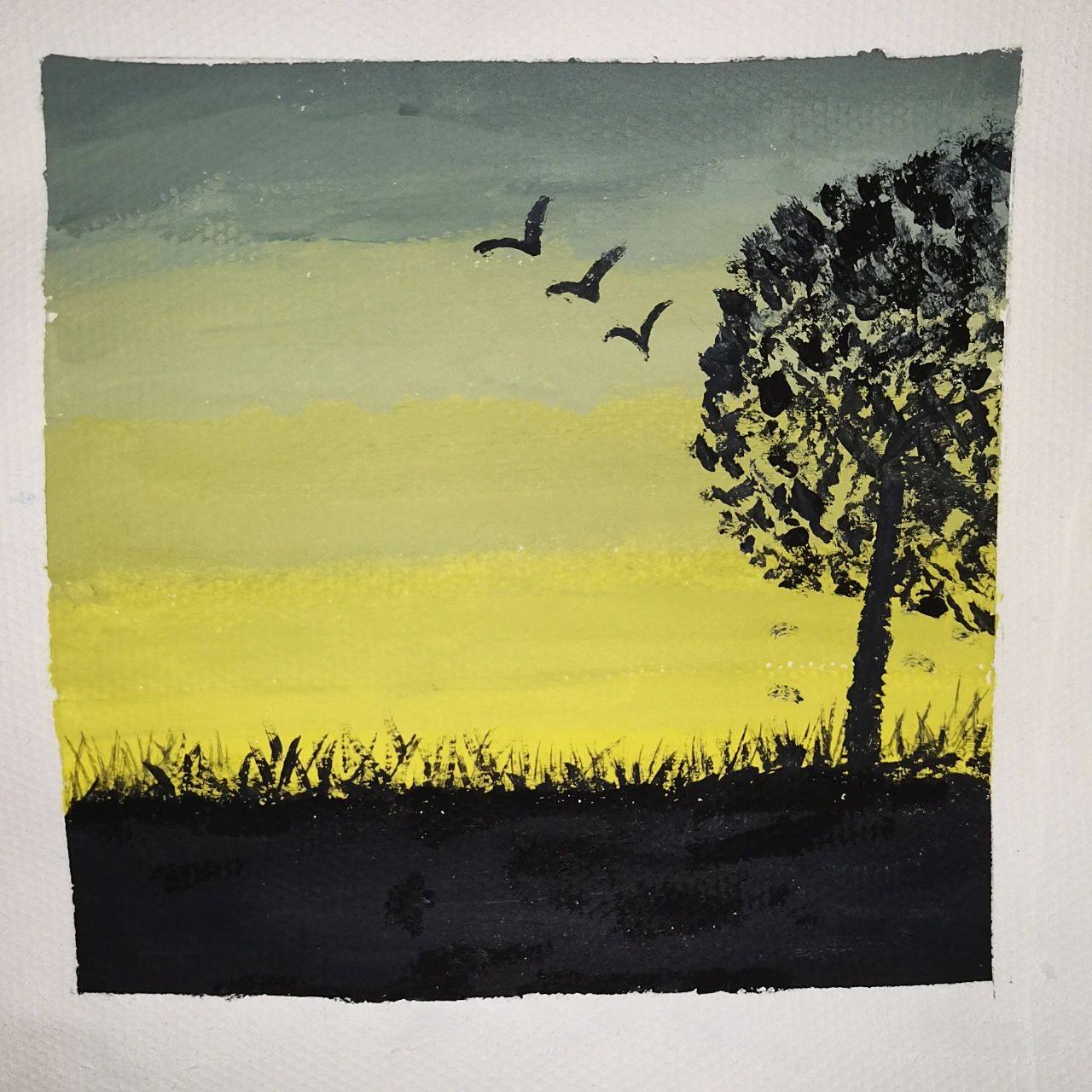 色彩构成 | 纯度推移作业 又是跟着学废的一天