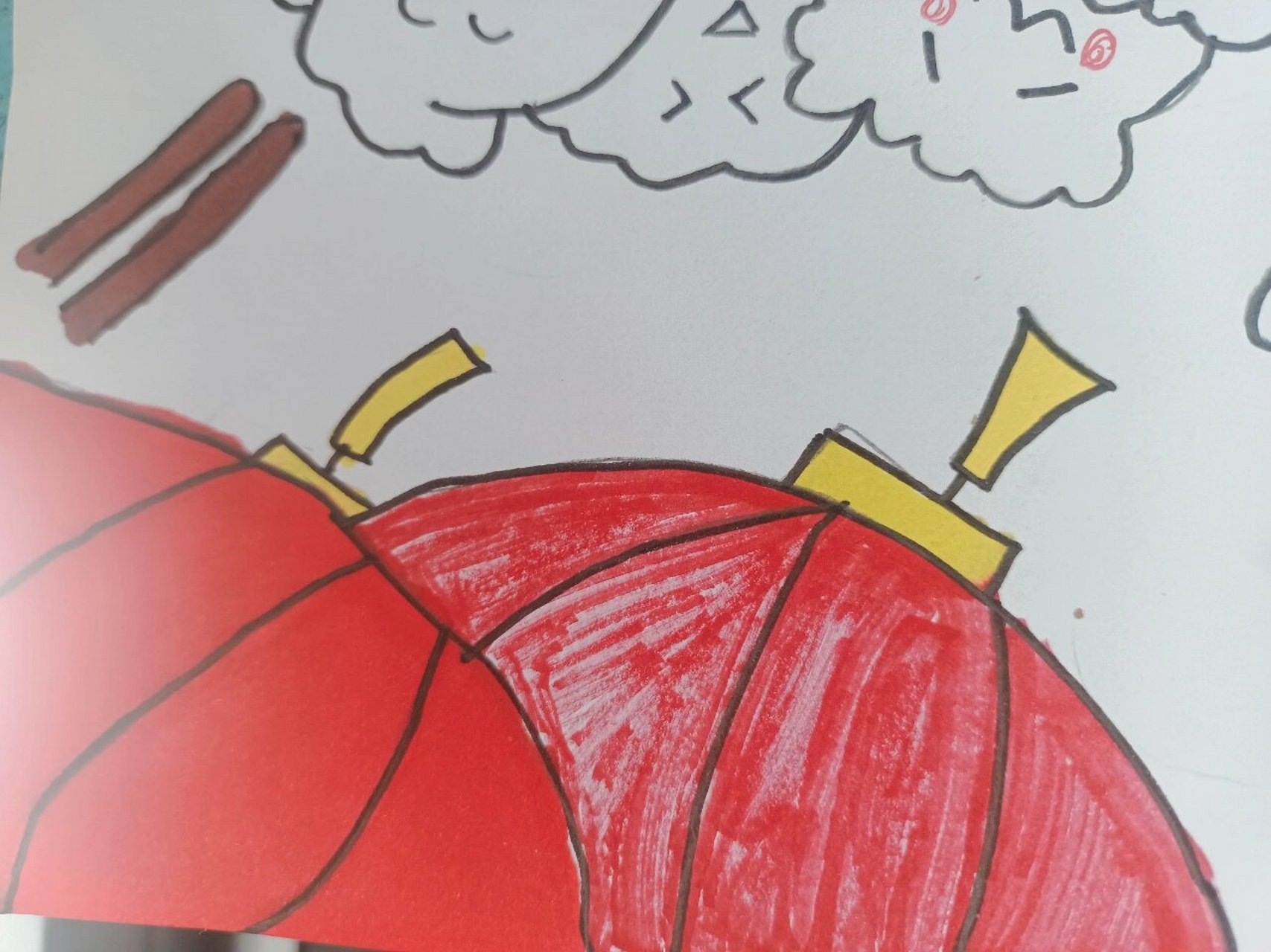 春节手抄报来咯!a3纸绘画