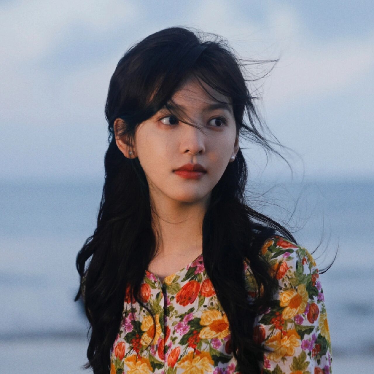 章若楠头像 95日落跌入海岸,晚霞如纱