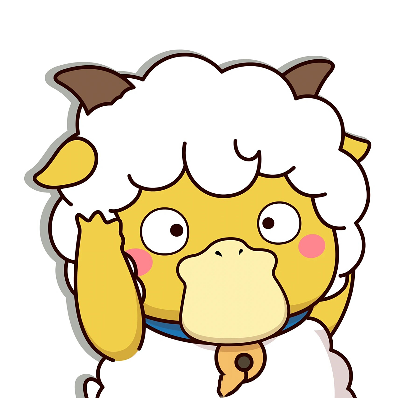 可达鸭系列头像之喜羊羊与灰太狼