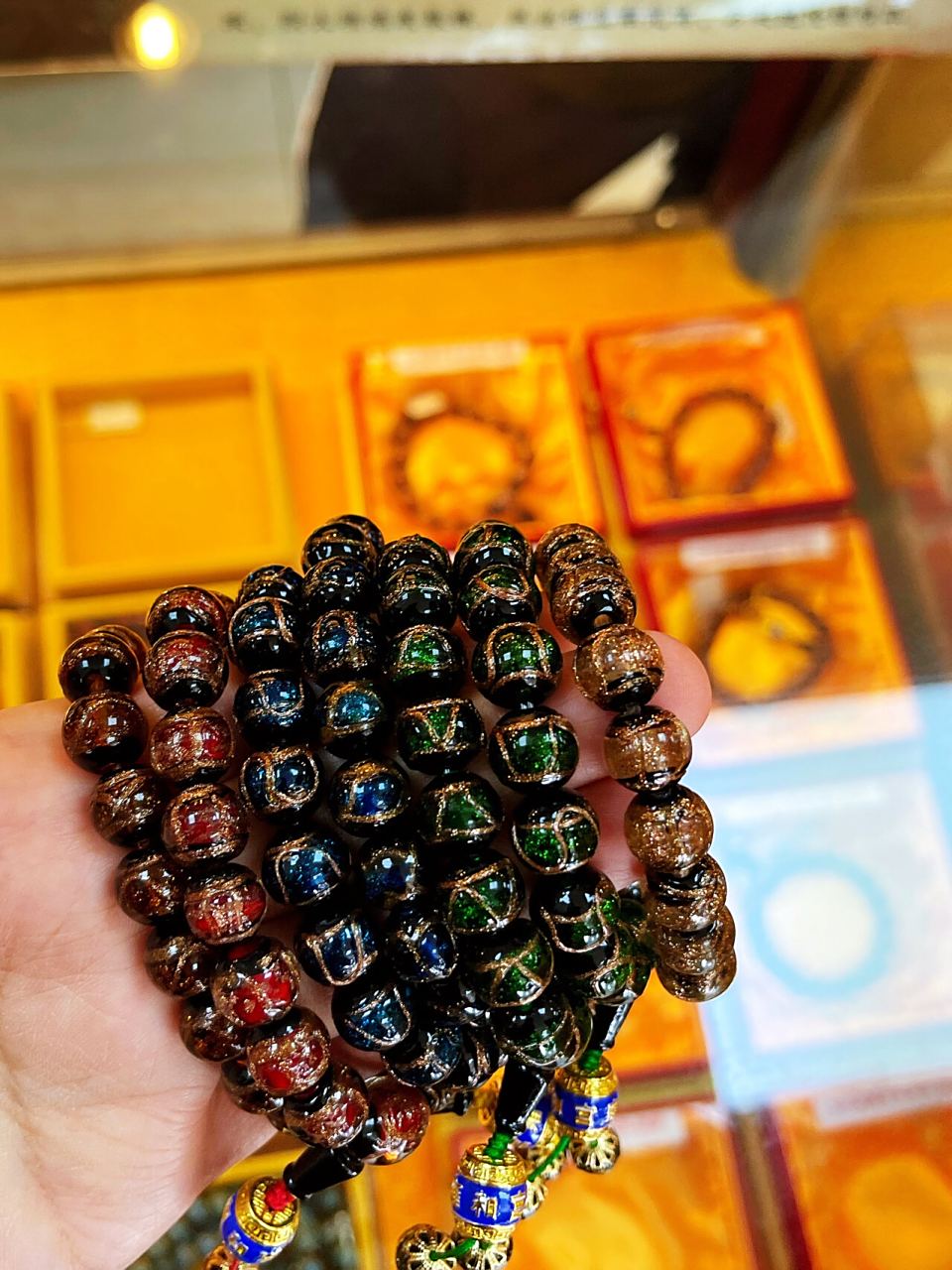 雍和宫上新求学业的香灰琉璃手串 最近好多集美问我有没有求学业的