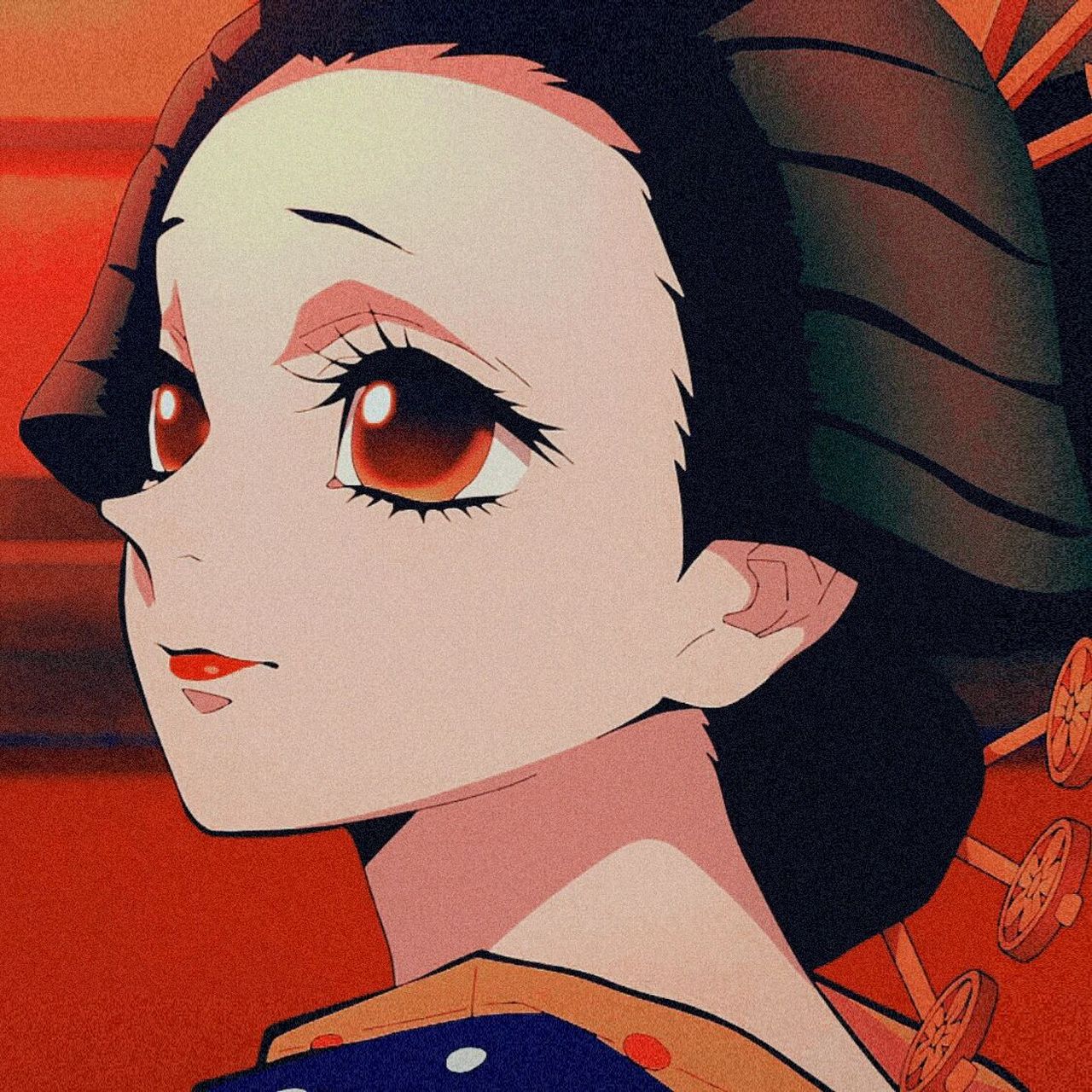 头像61鲤夏 │ 鬼灭之刃游郭篇 鲤夏花魁真的完美!