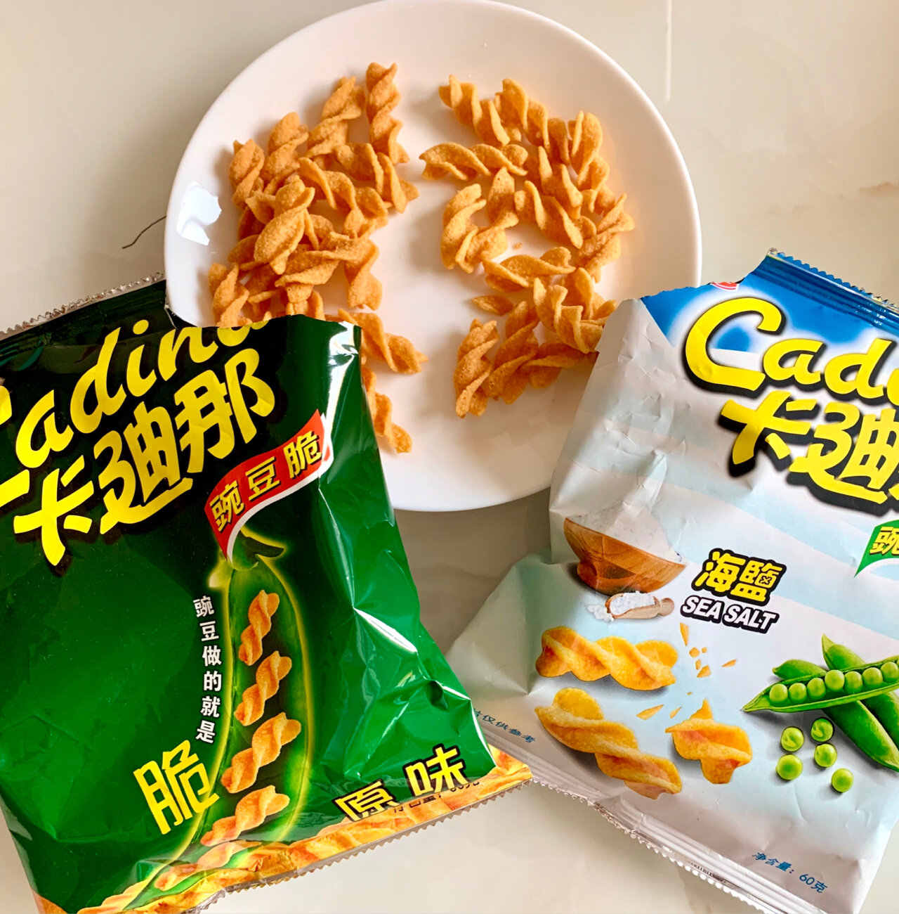 "卡迪那豌豆脆,豌豆做的特别脆",妥妥的童年回忆!