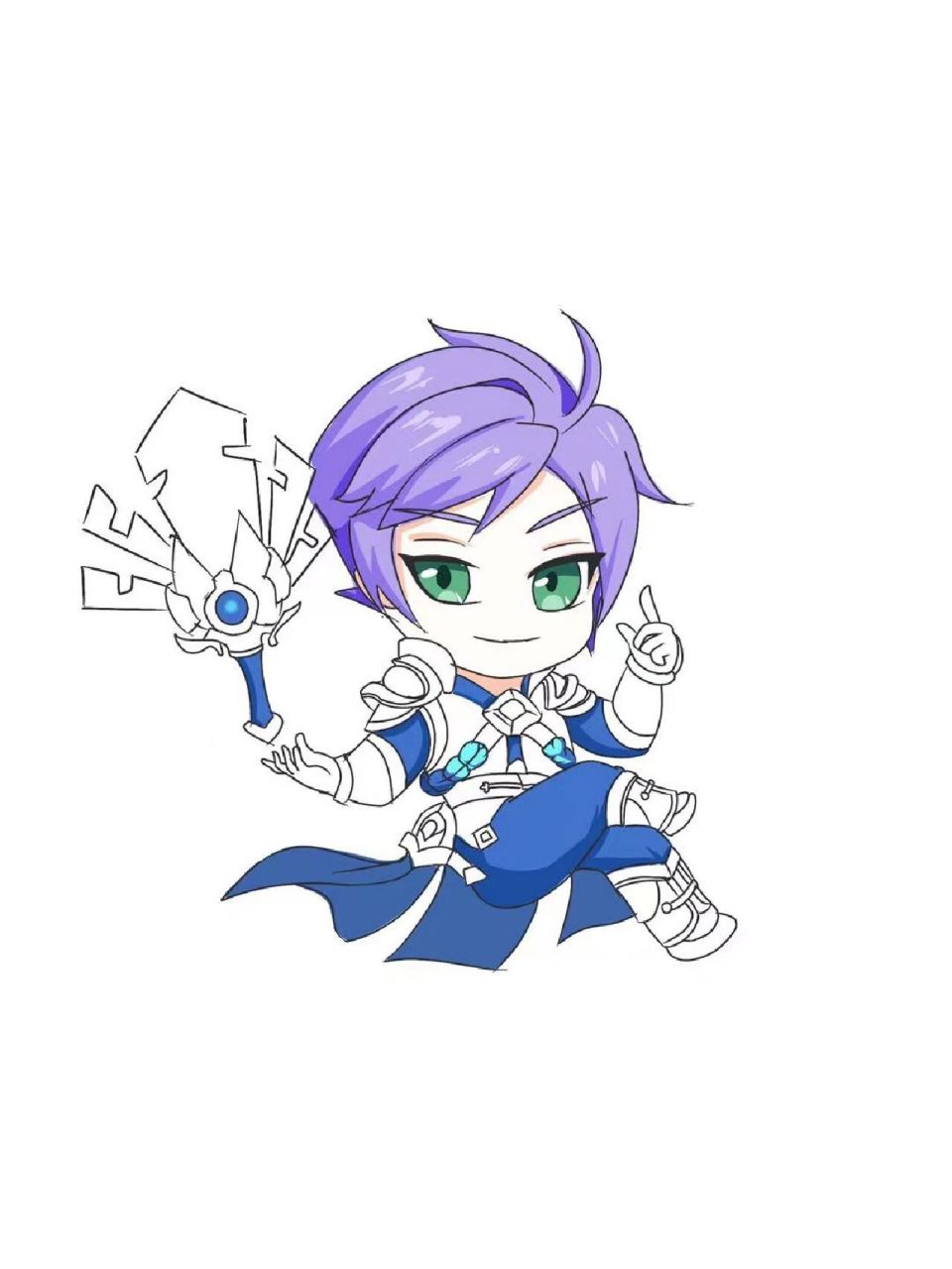 手绘王者荣耀诸葛亮