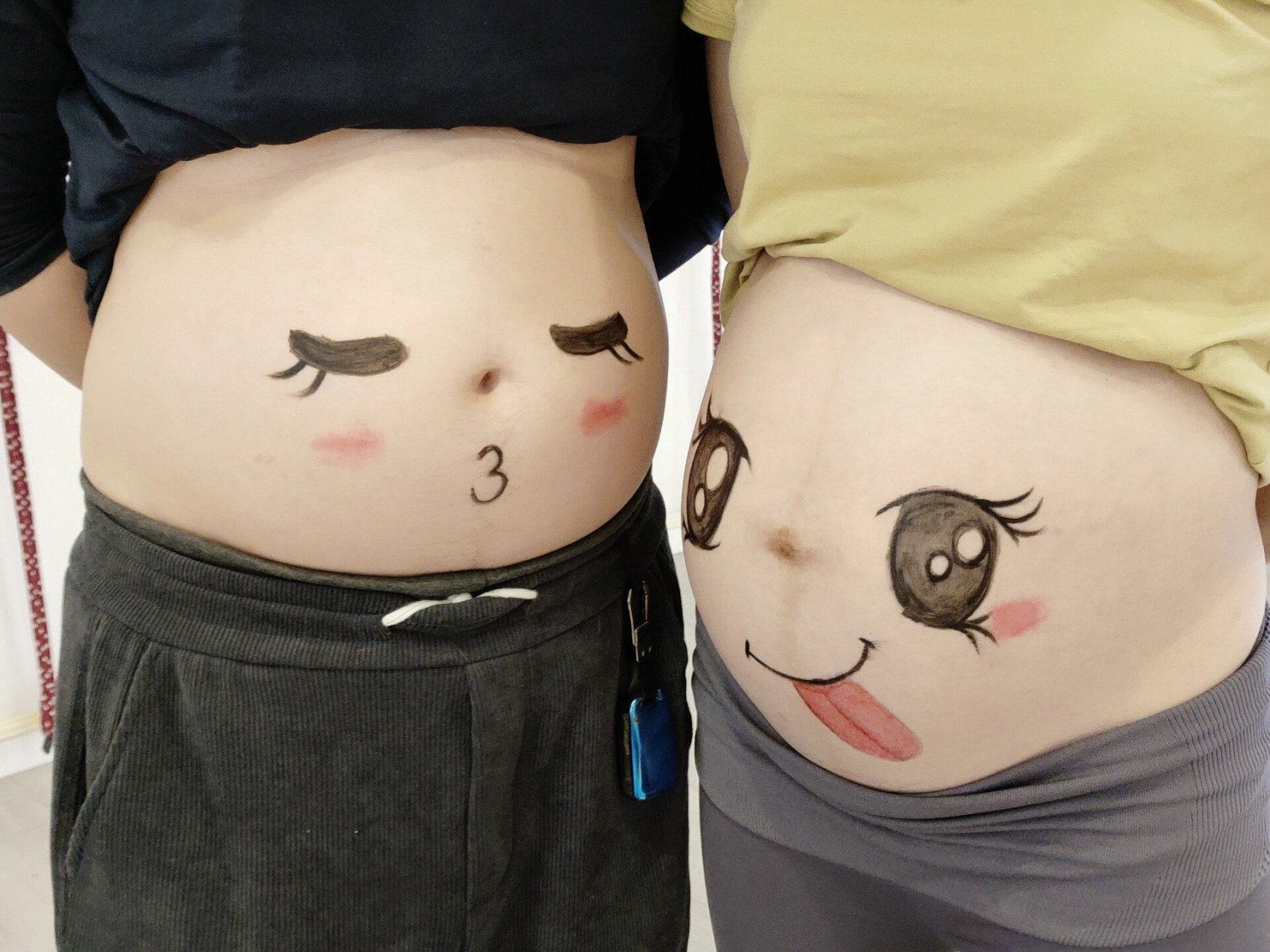 一淳佑孕|孕期肚皮画 眼里有光 心中有爱 孕期对于有些妈妈来说比较